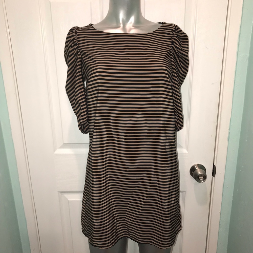 H&M striped shift dress